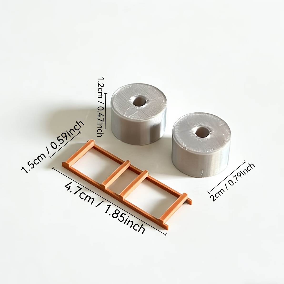 5 Sets HO Scale Steel Coil And Pallet Model Kit Combination